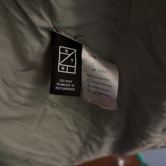 Thakoon Oversized Green Blazer Size 6 Rent The Runway - Picture 7 of 7